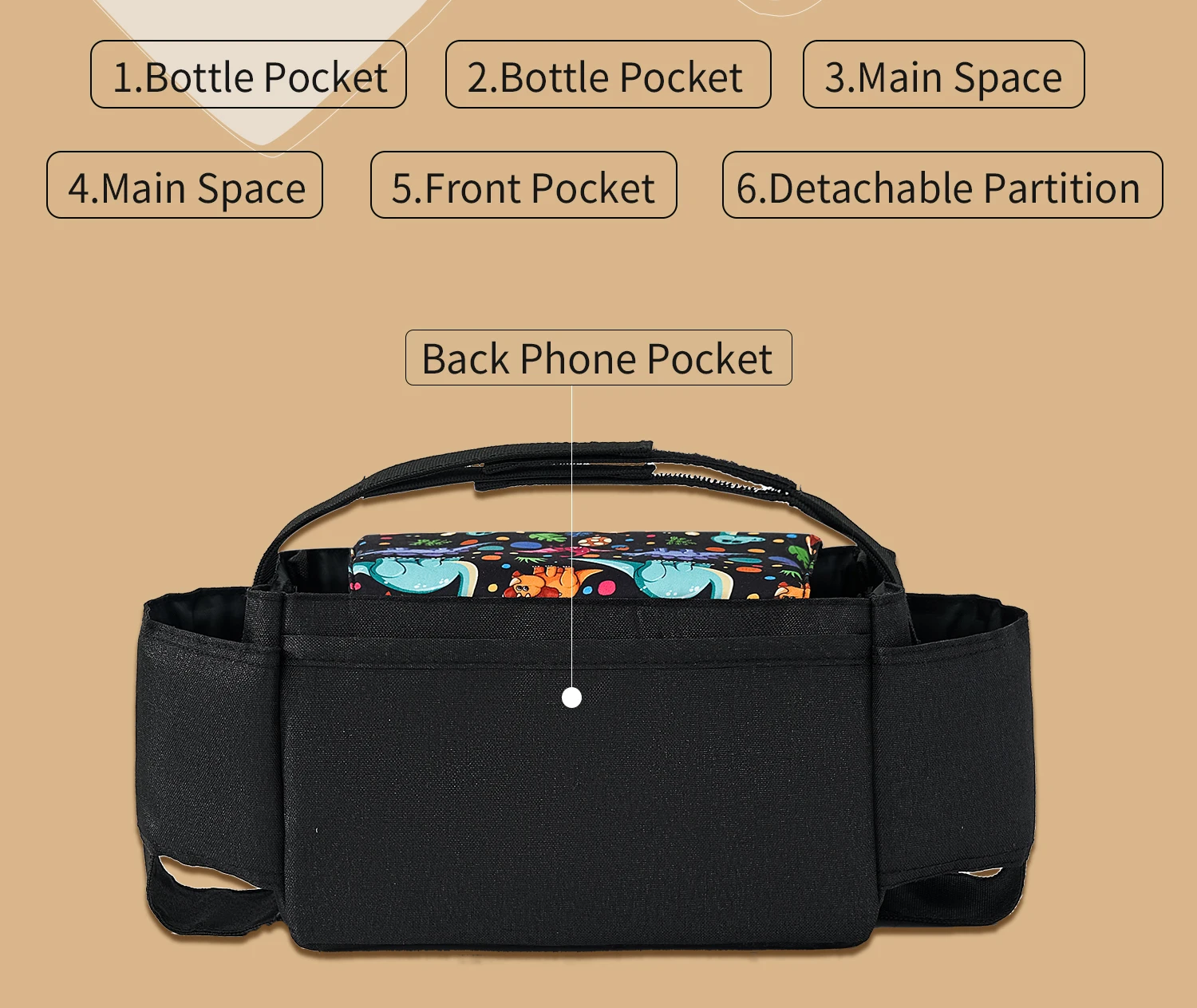 Portable Baby Diaper Bag 5