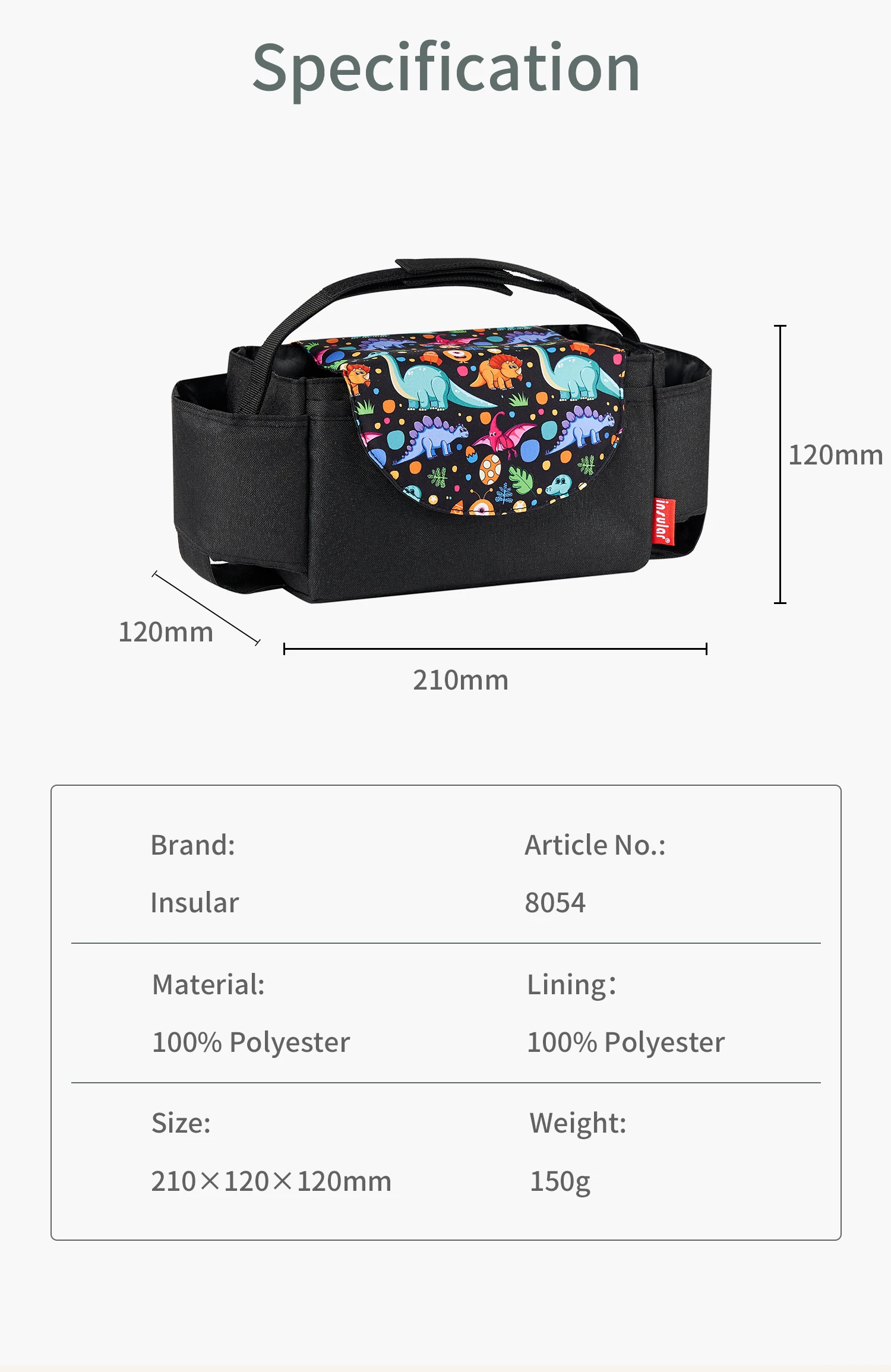 Portable Baby Diaper Bag 6